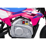 Elektrická motorka HONDA CFR450R - ružová